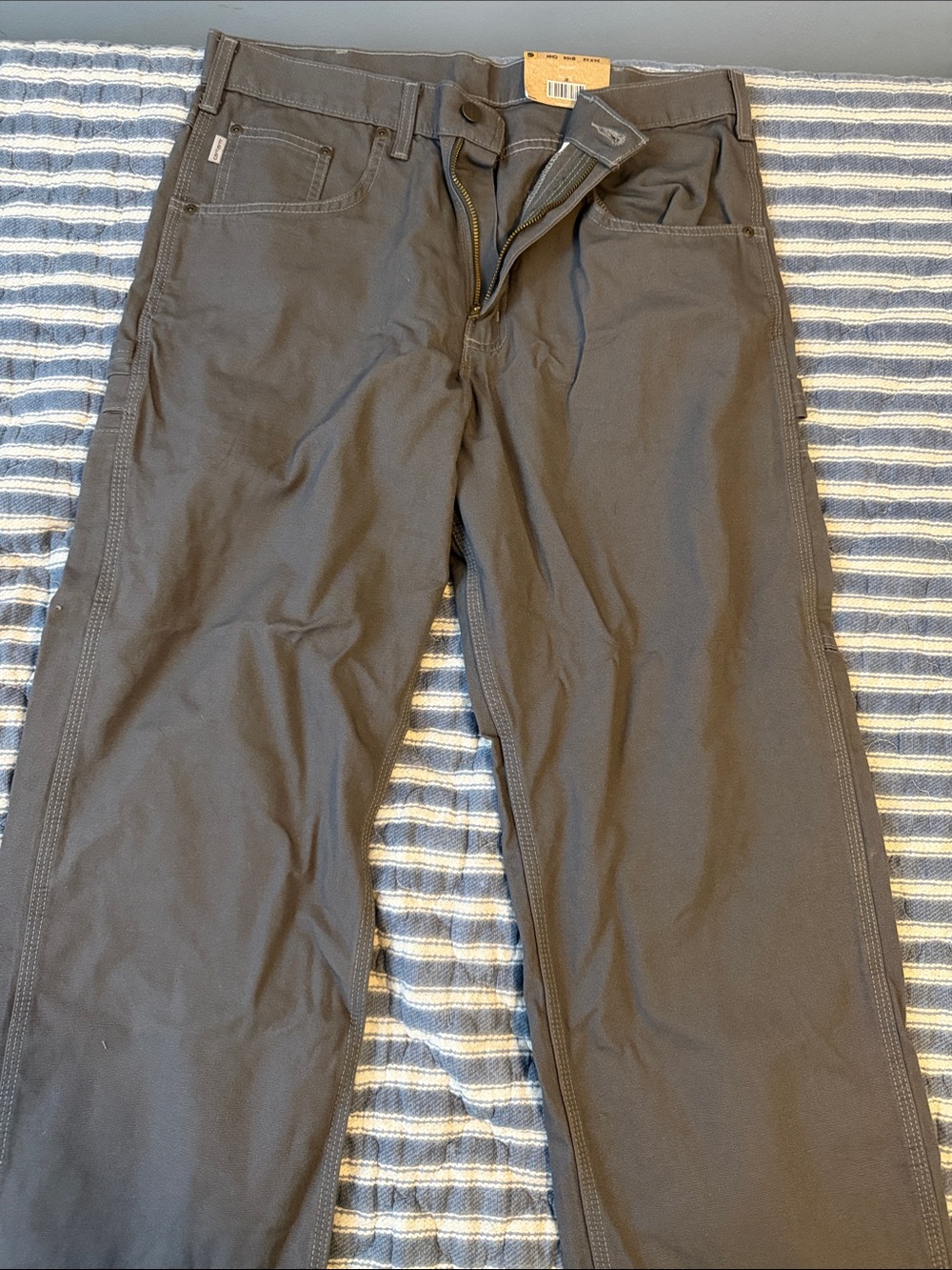 Carhartt Men's Straight Fit Pants - Charcoal Gray